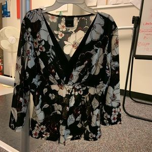 J.T.B Women’s V neck 3/4 sleeve blouse